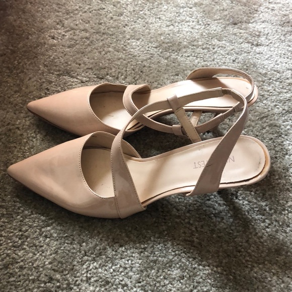 Nine West Patent Leather Nude Heel - Picture 2 of 4
